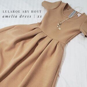 New With Tags LuLaRoe Amelia Dress XS | 0-2 Solid